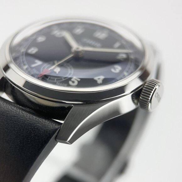 Oris Big Crown Stainless Steel Blue Dial 38mm Automatic Movement Mens Watch 7776 - Picture 4 of 8